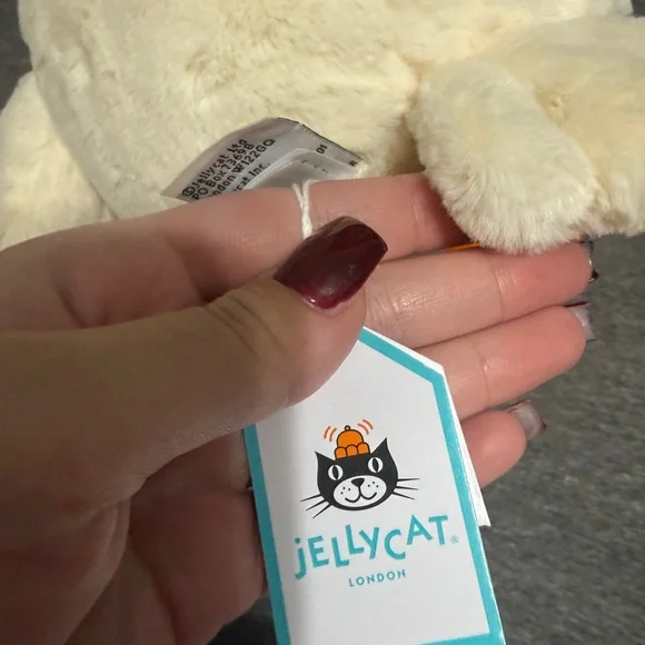 Jellycat Cream and Orange Plush Duck - Picture 4 of 5